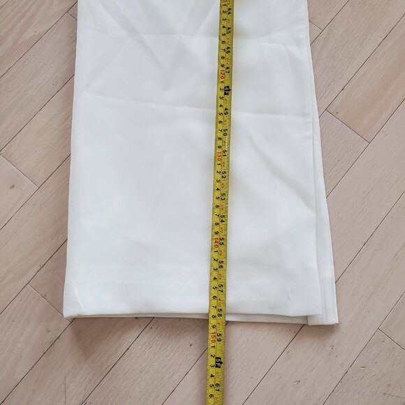 Jonathan Simkhai ! Belted Crepe Wide Leg Jumpsuit in White (US/6) - Picture 3 of 11